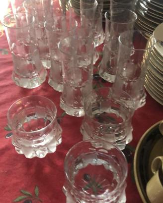 Pregiato Set 36 Bicchieri Vintage cristallo