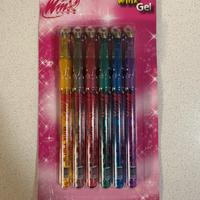 Set penne gel Winx Club originali – nuove, blister