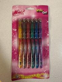 Set penne gel Winx Club originali – nuove, blister