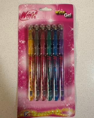 Set penne gel Winx Club originali – nuove, blister