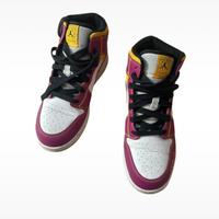 Nike airJordan  1 Mid rosa e giallo