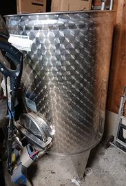 Botte 400 lt in  acciaio inox 