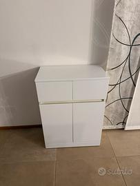 Mobile da bagno con cassetti e due ante
