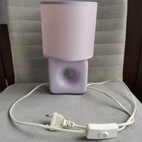 lampada da tavolo/ abat jour di colore lilla