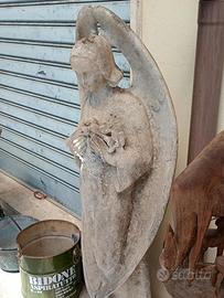 Statua antica in marmo raffigurante angelo – pezzo