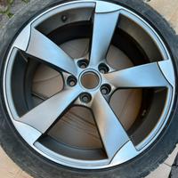 Ricambio cerchio audi rotor 18” grigio antracite