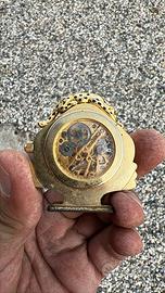 Orologio da tavolo vintage scheletrato
