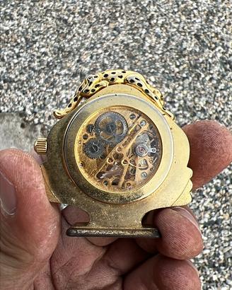 Orologio da tavolo vintage scheletrato
