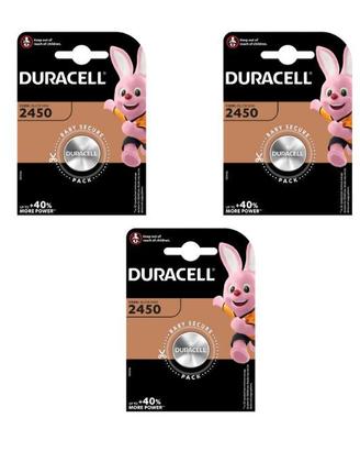 Duracell Lithium CR2450  DL2450  ECR2450 3V 3Batt