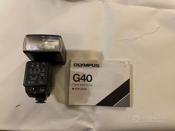 Flash Olympus G40 per macchina fotografica