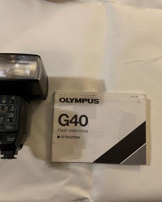 Flash Olympus G40 per macchina fotografica