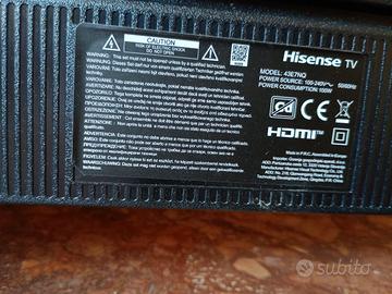 televisione 43 pollici hisense