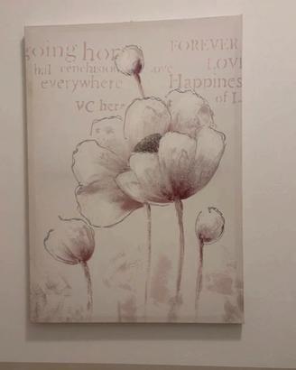 Quadro con fiore