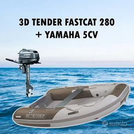 3D Tender Fastcat 280 + Yamaha 5cv