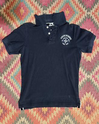 Polo Abercrombie & Fitch Blu - Muscle Fit L