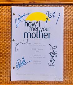 How i Met your Mother  sceneggiatura autografata 