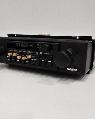 Autoradio Vintage Bensi Cassette Equalizzatore Dol