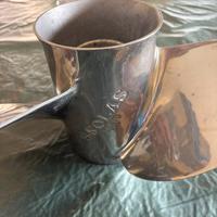 Elica acciaio 19 + elica alluminio 17