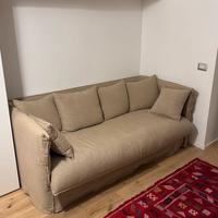Divano letto 3/4 posti beige  lino Maison du Monde