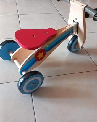 triciclo in legno