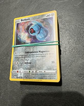 Lotto 85 carte Pokemon Tempesta Argentata