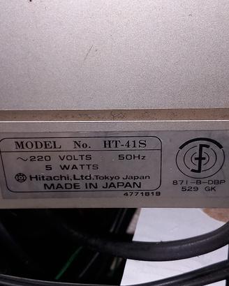 amplificatore radio giradischi  radiosveglia