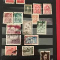 francobolli soggetti e nazioni diverse