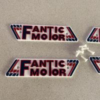 Targhette, fregi serbatoio Fantic Motor epoca