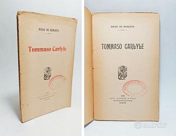 TOMMASO CARLYLE - DE ROBERTO DIEGO 1905