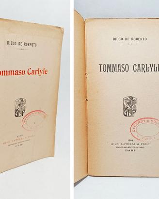 TOMMASO CARLYLE - DE ROBERTO DIEGO 1905