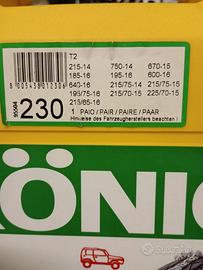 Catene neve camper jeep furgoni