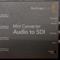 Blackmagic Mini Converter Audio to SDI