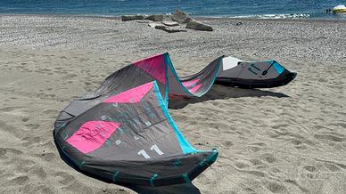 Kite duotone evo sls 11 m completo barra click bar