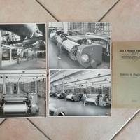 4 foto d'epoca fabbrica Magenta + statuto cassa
