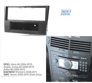 CORNICE NERA PER AUTORADIO 1-DIN PER OPEL ASTRA H 