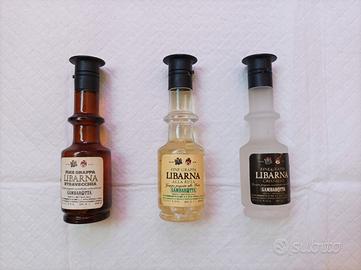 Lotto 3 Mignon Vintage Grappa Libarna Gambarotta