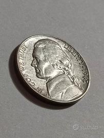 Rara moneta d'argento 5 centesimi 1943 - P