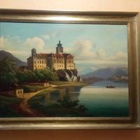 Quadro d'epoca di castello inglese