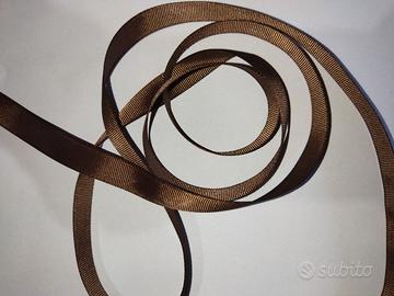 10 MT di Nastro Grosgrain da 15mm MARRONE 