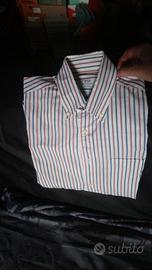 Camicia da uomo, marca Boggi, a righe blue e rosse