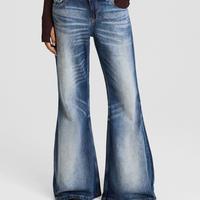 JEANS SUPER ZAMPA extra flare Bershka 100% cotone