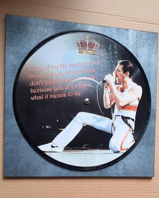 Quadro omaggio a Freddie Mercury 