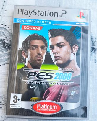 PES 2008 (Pro Evolution Soccer) PS2 Platinum