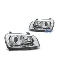 FARI PER TOYOTA RAV-4 94-00 ANGEL EYES FONDO CROMA