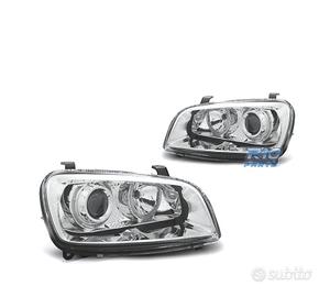 FARI PER TOYOTA RAV-4 94-00 ANGEL EYES FONDO CROMA