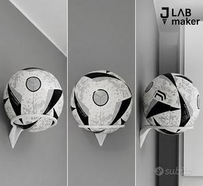 Supporto porta pallone da muro, design moderno