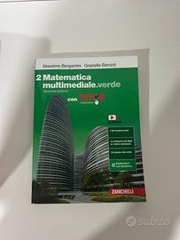Libro scolastico matematica multimediale verde 2