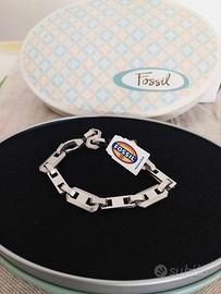 Bracciale uomo Fossil in acciaio