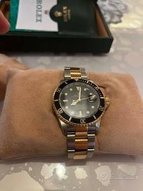 Rolex Submariner acciaio oro 16613 2007 date