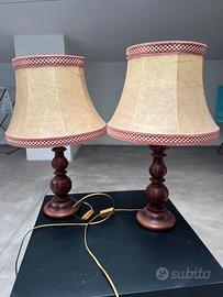 coppia lampade da tavolo